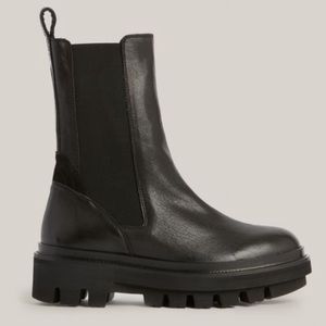 AllSaints Billie Leather Boots - Size 6